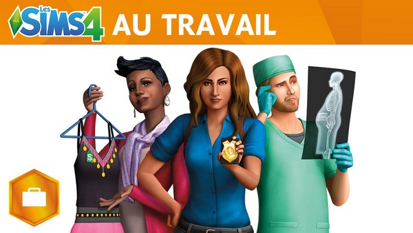 sims 4 au travail