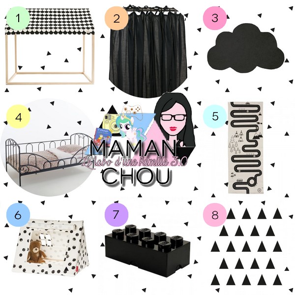 selection deco kids noir