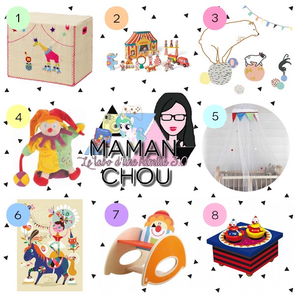 selection deco enfant cirque